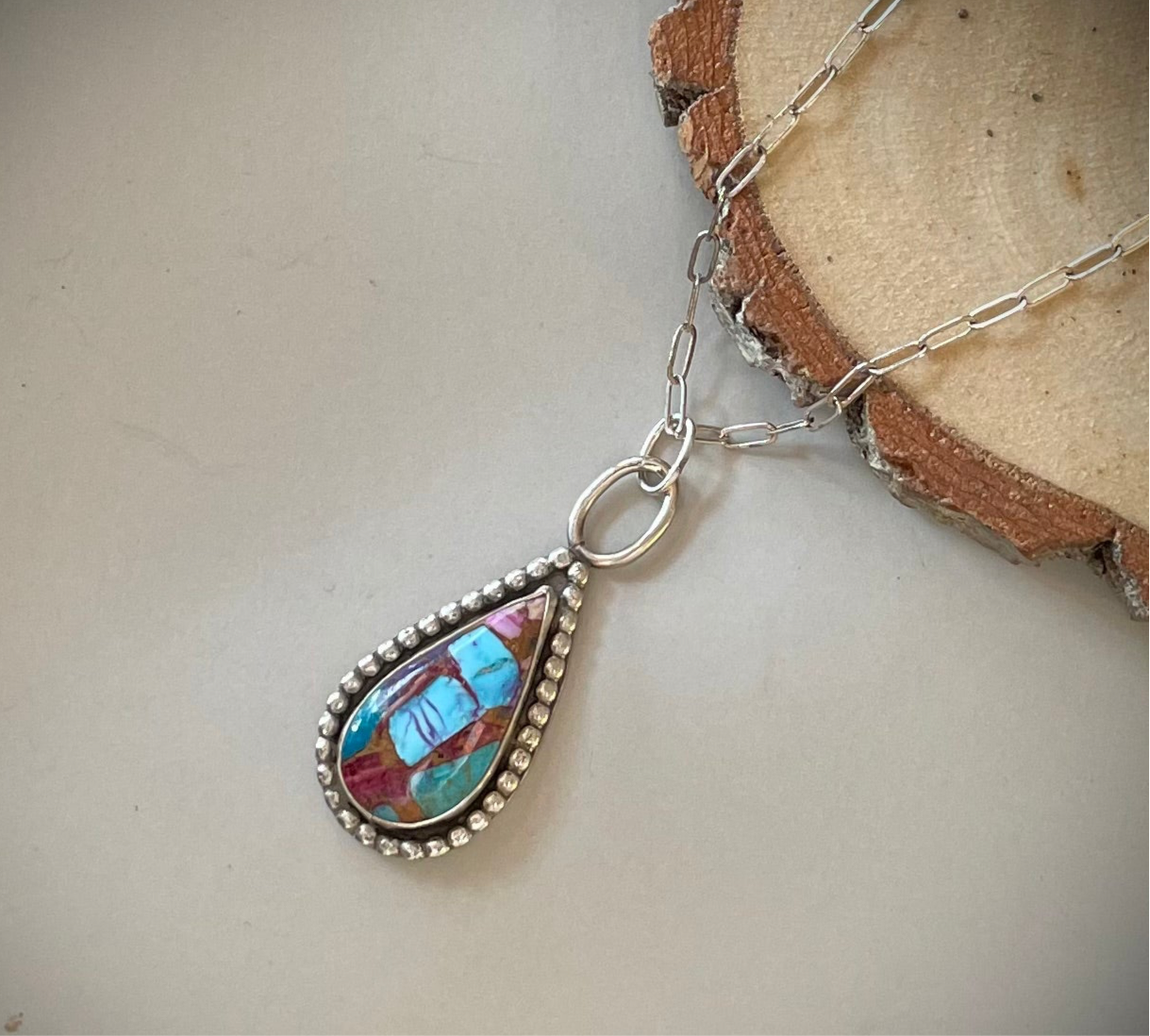 Composite Turquoise necklace