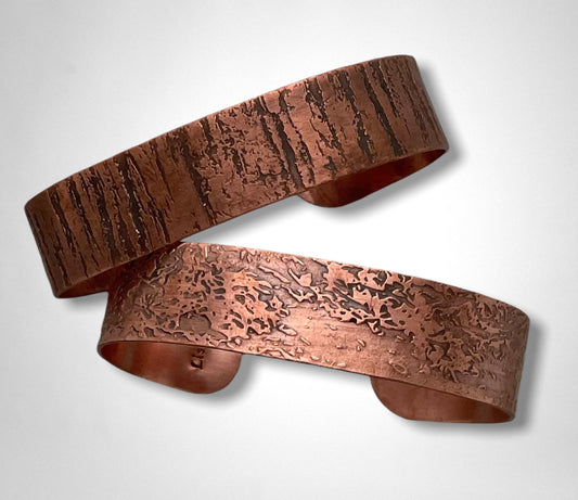 Narrow copper cuff