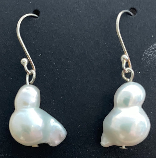 Pearl Bird Earrings